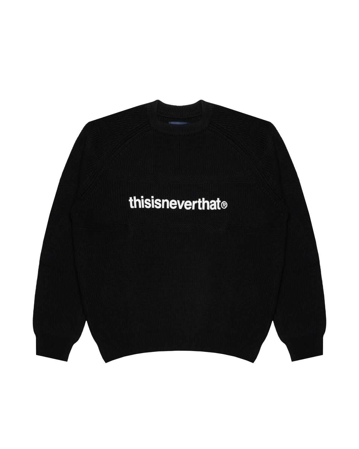 Thisisneverthat T-Logo Knit Sweater | TN253KKNPK01-BLK | AFEW STORE